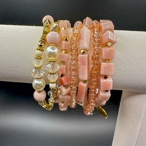 Kinsley Armelle Bracelet Stack Never Worn